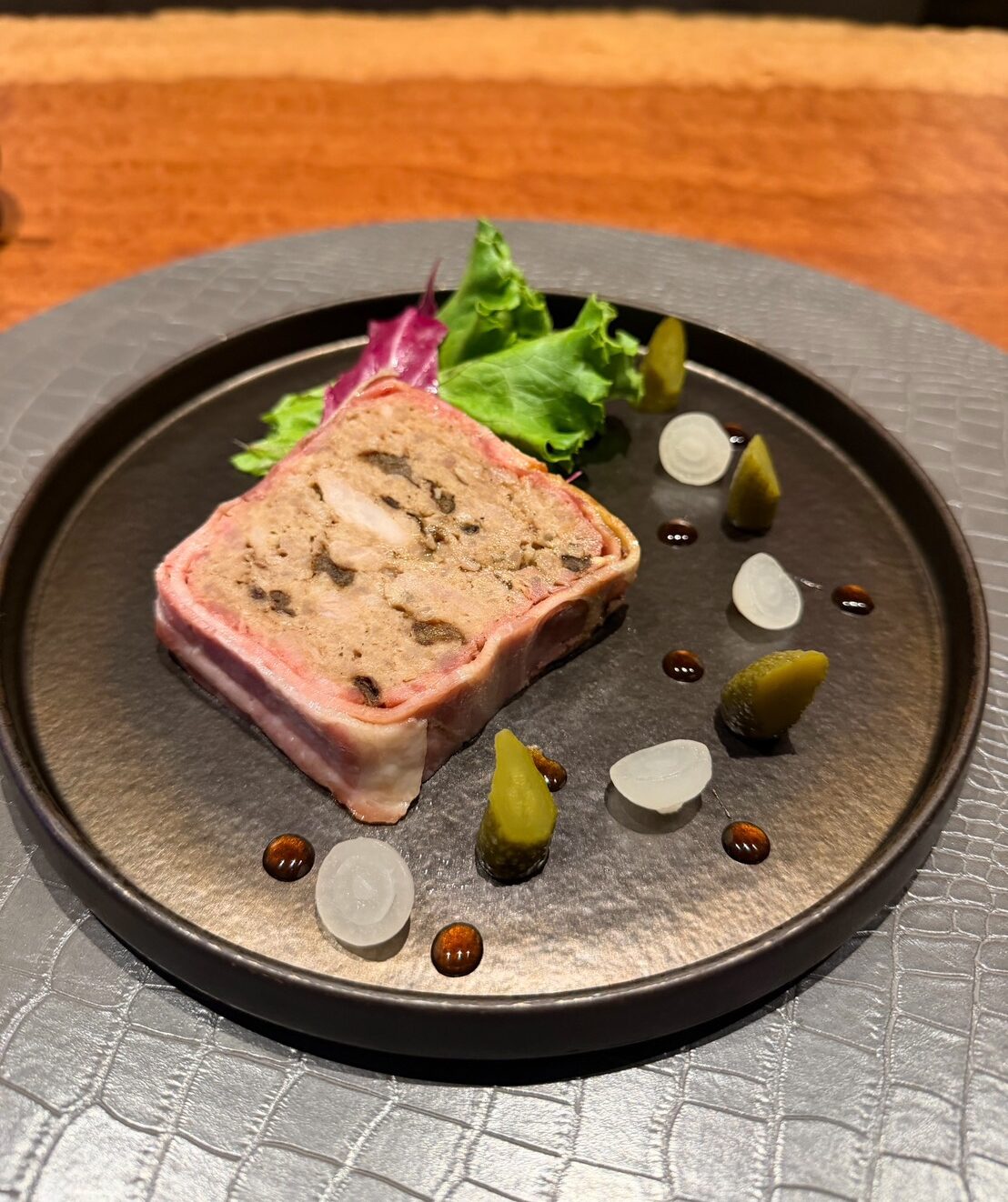 温かい自家製パテ